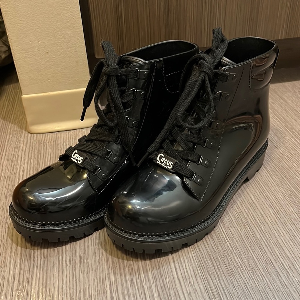 Circus by Sam Edelman black rain boots - Picture 1 of 7